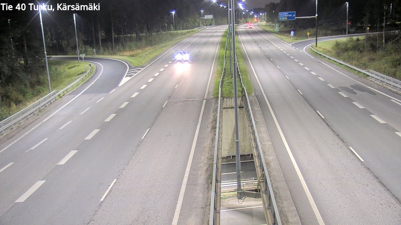 Weather Camera Image Väg 40 Åbo, Kärsämäki, Turku, Varsinais-Suomi