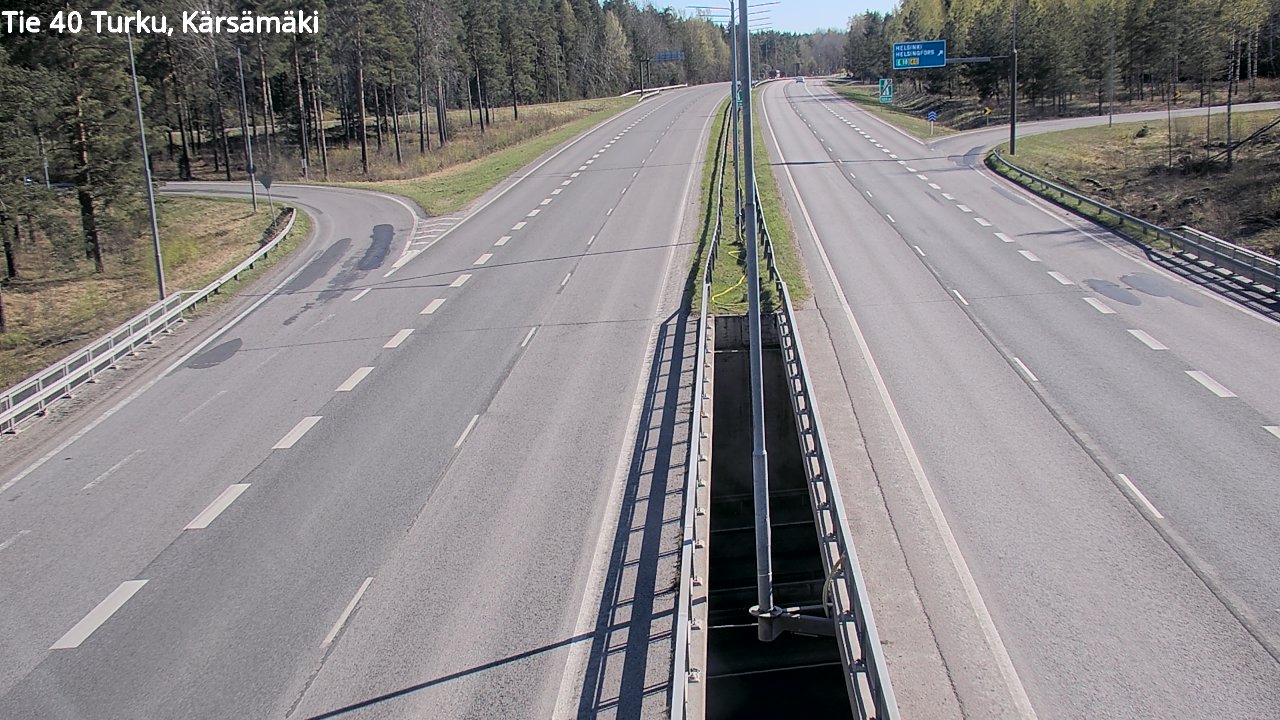 Kelikamerat Kuva Tie 40 Turku, Kärsämäki, Turku, Varsinais-Suomi