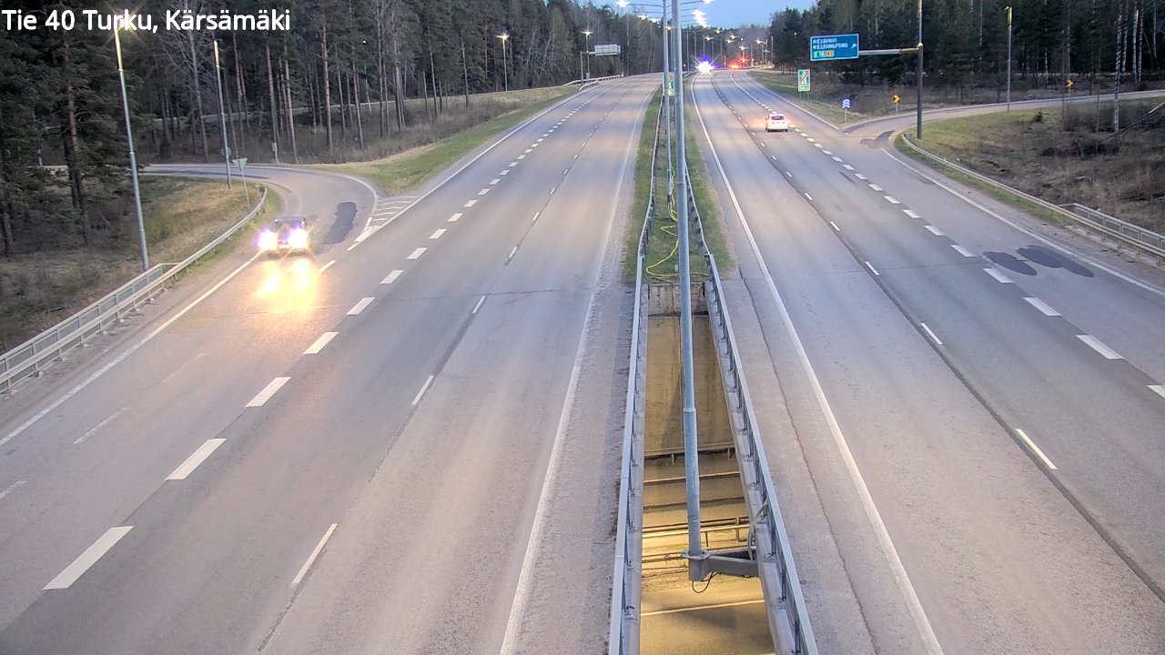Weather Camera Image Road 40 Turku, Kärsämäki, Turku, Varsinais-Suomi