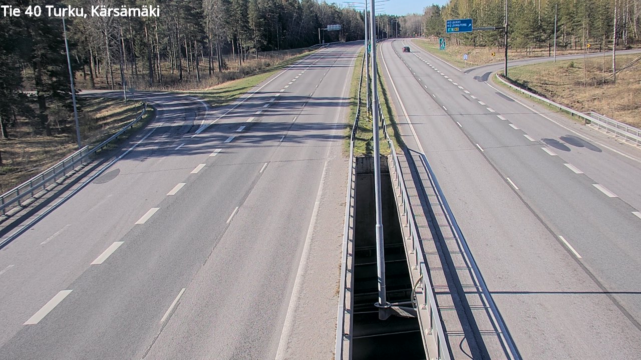 Weather Camera Image Road 40 Turku, Kärsämäki, Turku, Varsinais-Suomi