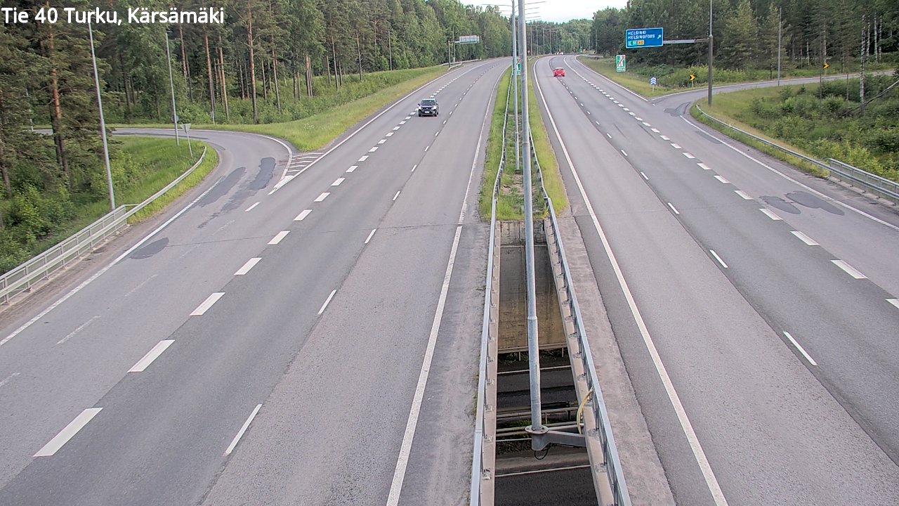 Weather Camera Image Road 40 Turku, Kärsämäki, Turku, Varsinais-Suomi