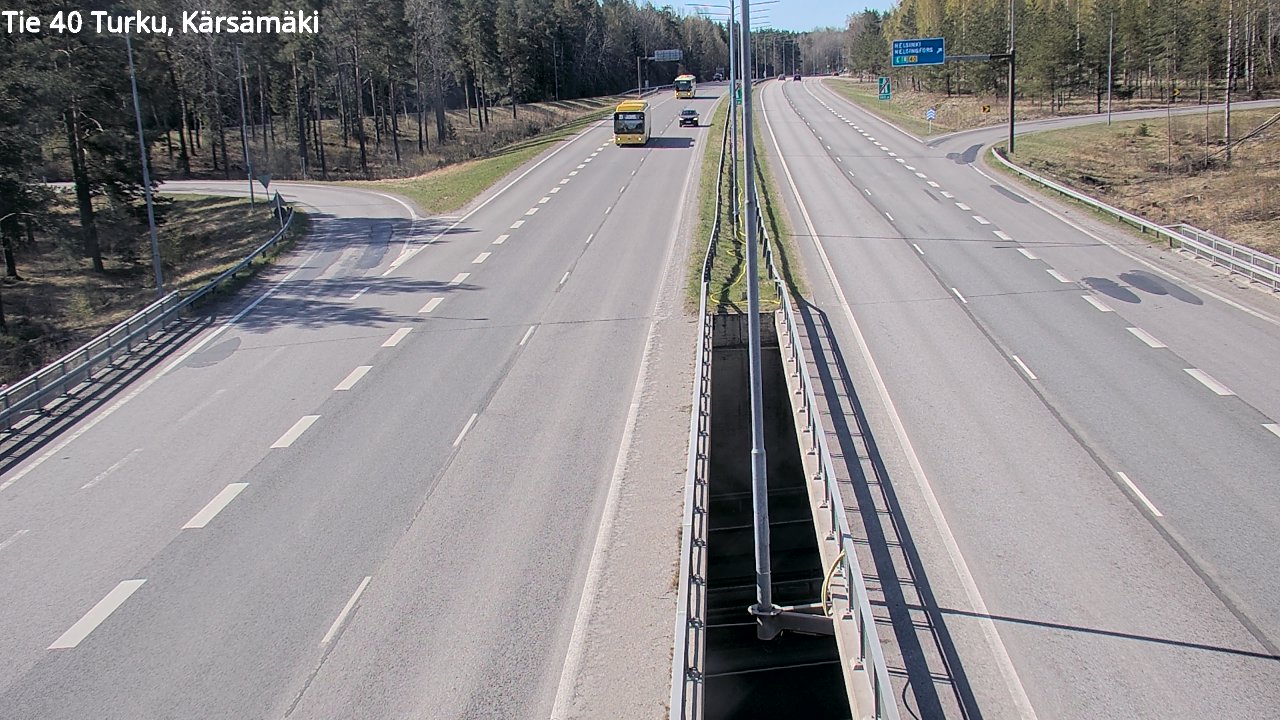 Weather Camera Image Road 40 Turku, Kärsämäki, Turku, Varsinais-Suomi