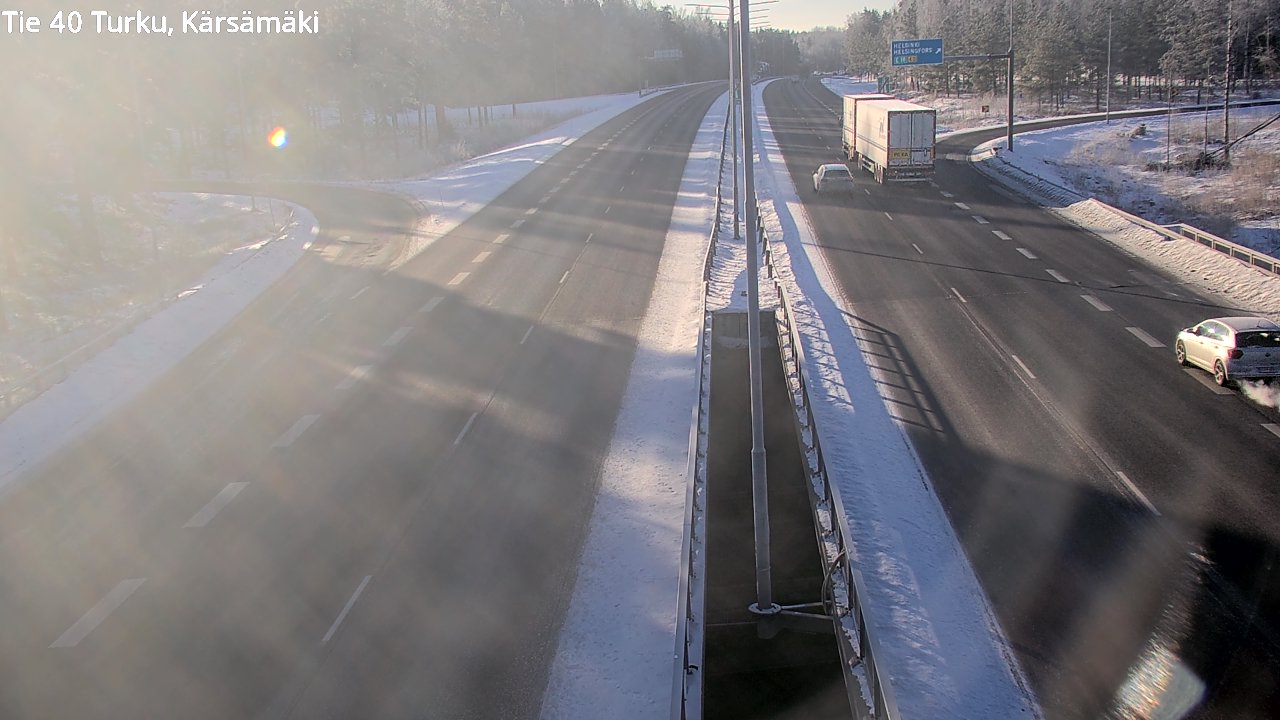 Weather Camera Image Road 40 Turku, Kärsämäki, Turku, Varsinais-Suomi