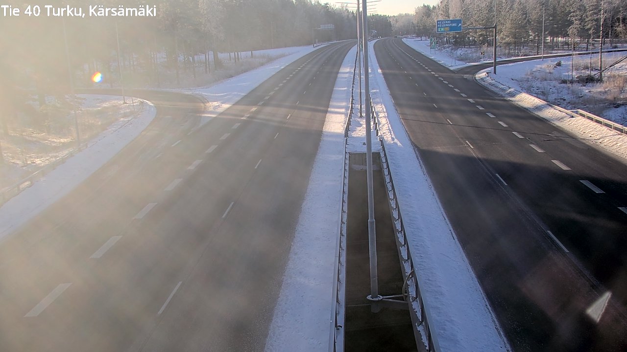 Weather Camera Image Road 40 Turku, Kärsämäki, Turku, Varsinais-Suomi