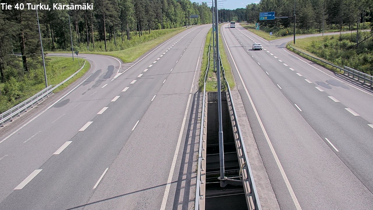 Weather Camera Image Road 40 Turku, Kärsämäki, Turku, Varsinais-Suomi