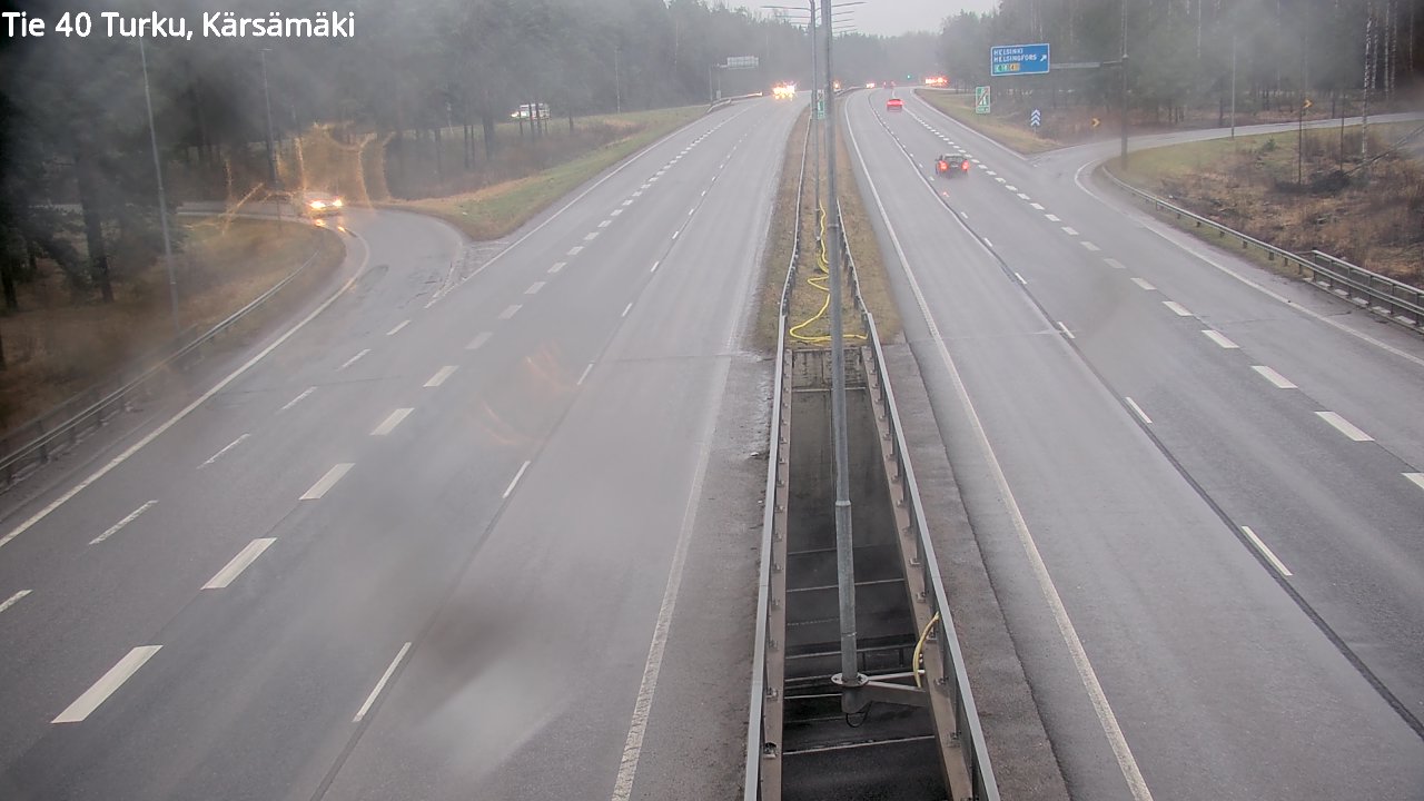 Weather Camera Image Väg 40 Åbo, Kärsämäki, Turku, Varsinais-Suomi