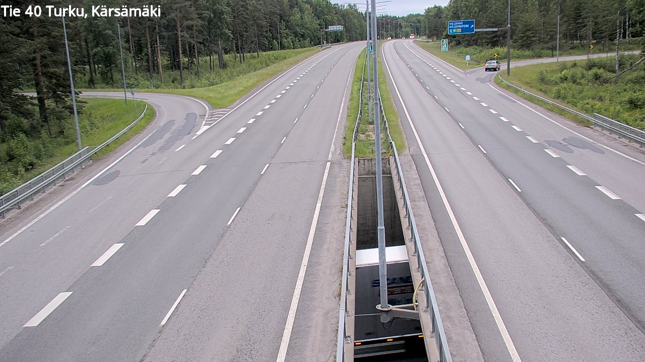Weather Camera Image Road 40 Turku, Kärsämäki, Turku, Varsinais-Suomi