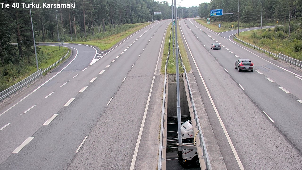 Weather Camera Image Road 40 Turku, Kärsämäki, Turku, Varsinais-Suomi