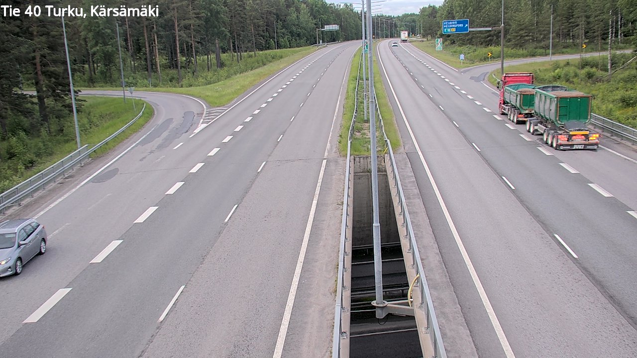 Weather Camera Image Road 40 Turku, Kärsämäki, Turku, Varsinais-Suomi