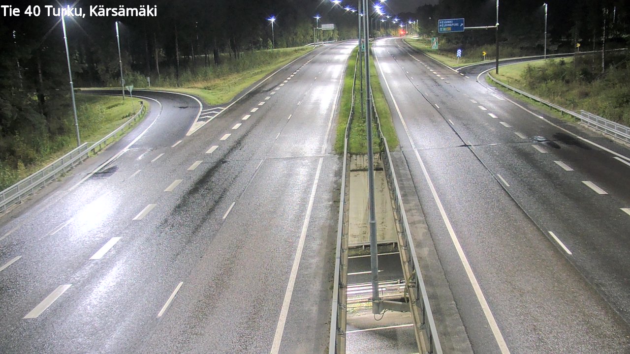 Weather Camera Image Väg 40 Åbo, Kärsämäki, Turku, Varsinais-Suomi