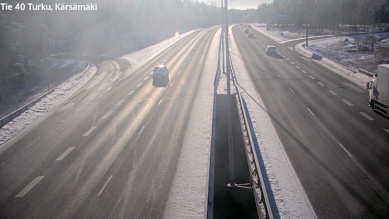Weather Camera Image Road 40 Turku, Kärsämäki, Turku, Varsinais-Suomi