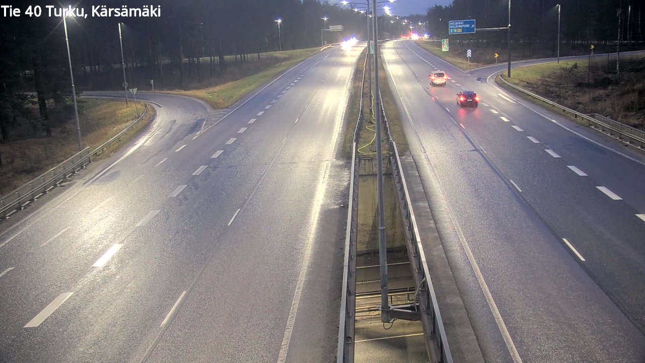 Weather Camera Image Väg 40 Åbo, Kärsämäki, Turku, Varsinais-Suomi