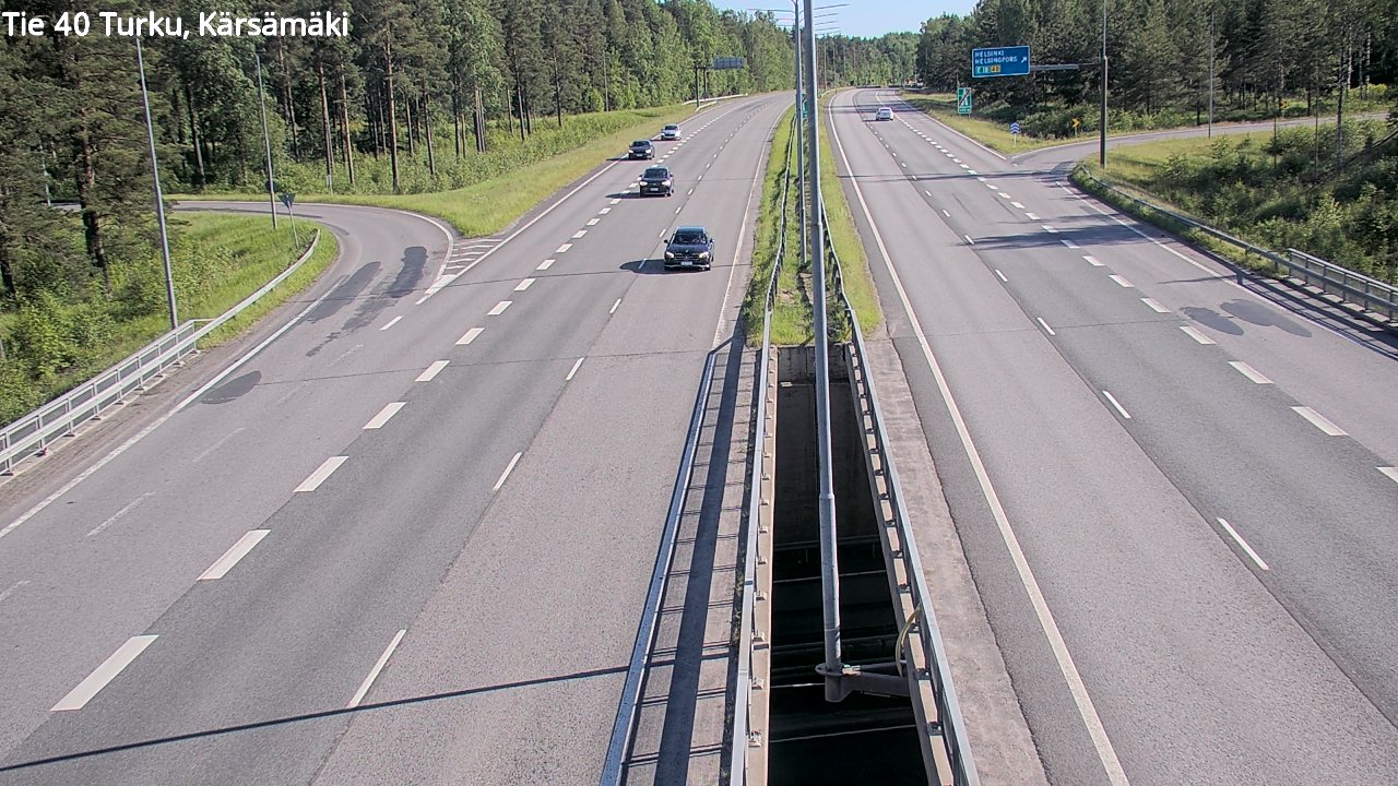 Weather Camera Image Road 40 Turku, Kärsämäki, Turku, Varsinais-Suomi