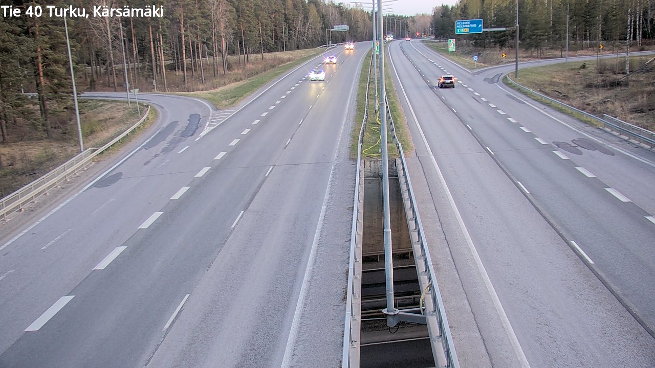 Weather Camera Image Road 40 Turku, Kärsämäki, Turku, Varsinais-Suomi