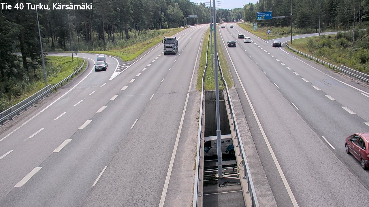 Weather Camera Image Road 40 Turku, Kärsämäki, Turku, Varsinais-Suomi