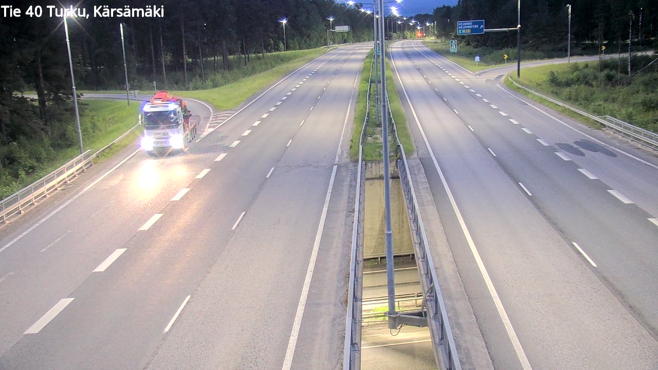 Weather Camera Image Road 40 Turku, Kärsämäki, Turku, Varsinais-Suomi