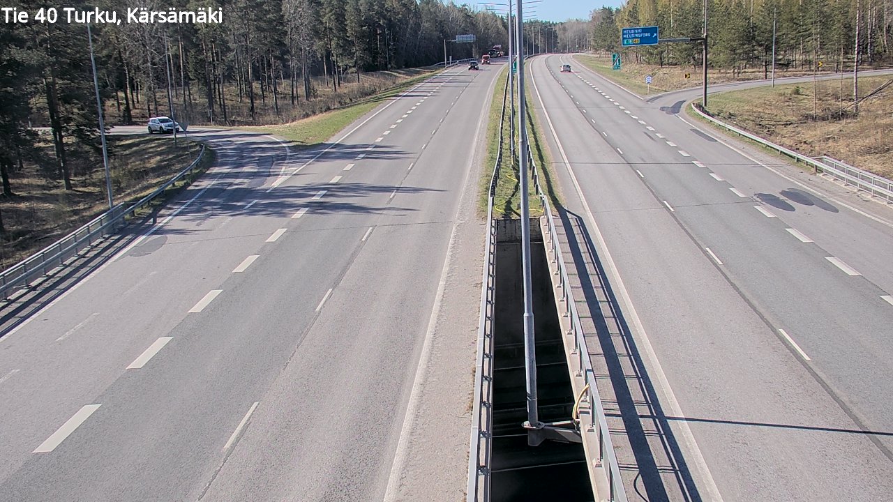 Weather Camera Image Road 40 Turku, Kärsämäki, Turku, Varsinais-Suomi