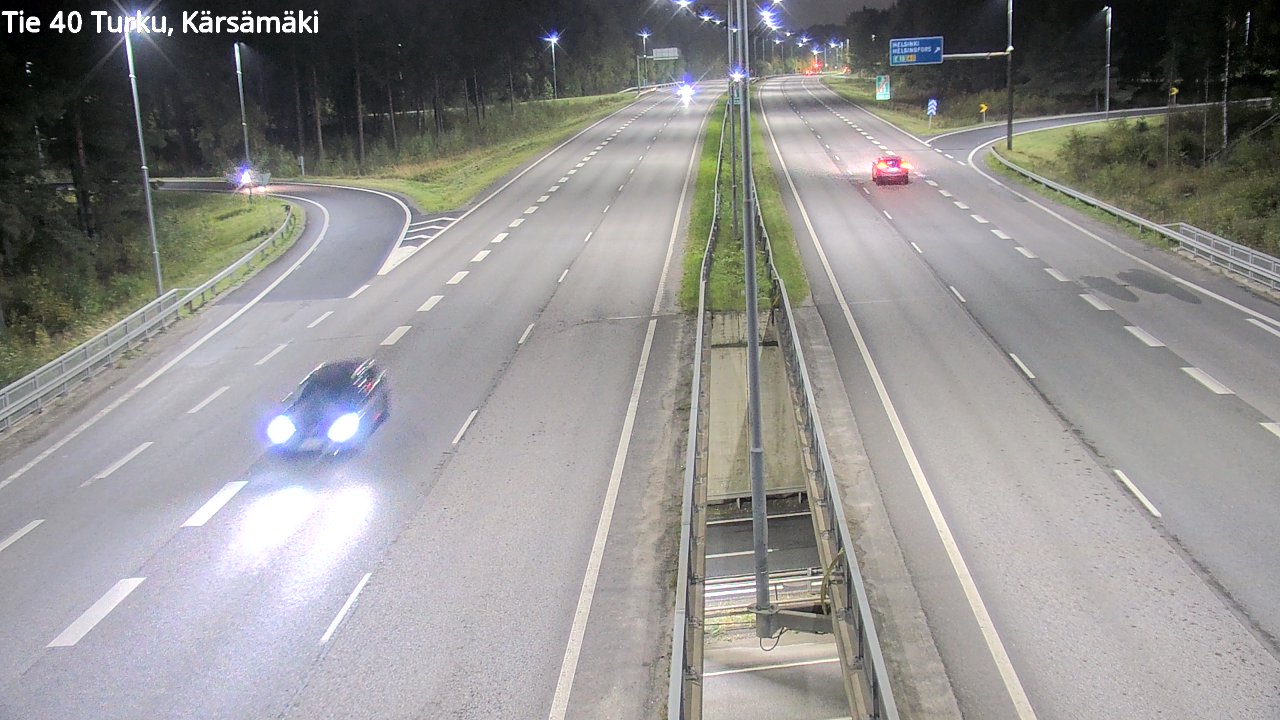 Weather Camera Image Väg 40 Åbo, Kärsämäki, Turku, Varsinais-Suomi