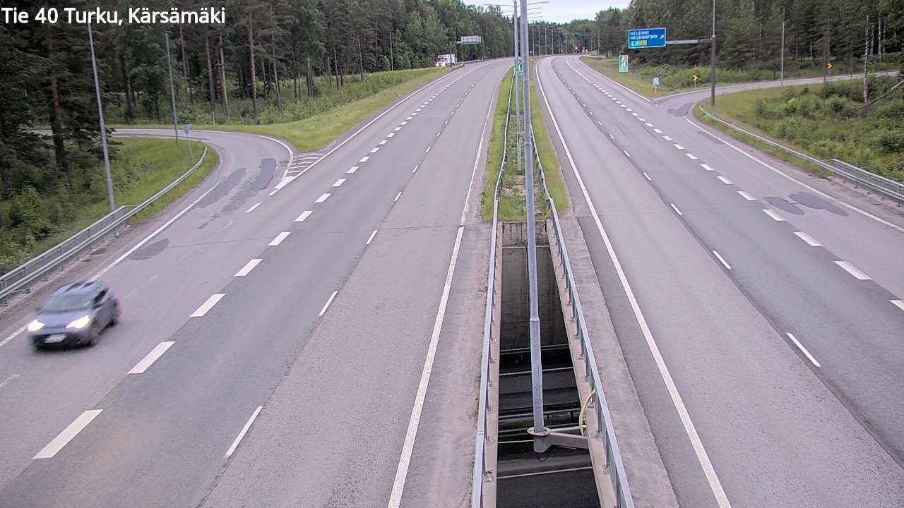 Weather Camera Image Road 40 Turku, Kärsämäki, Turku, Varsinais-Suomi