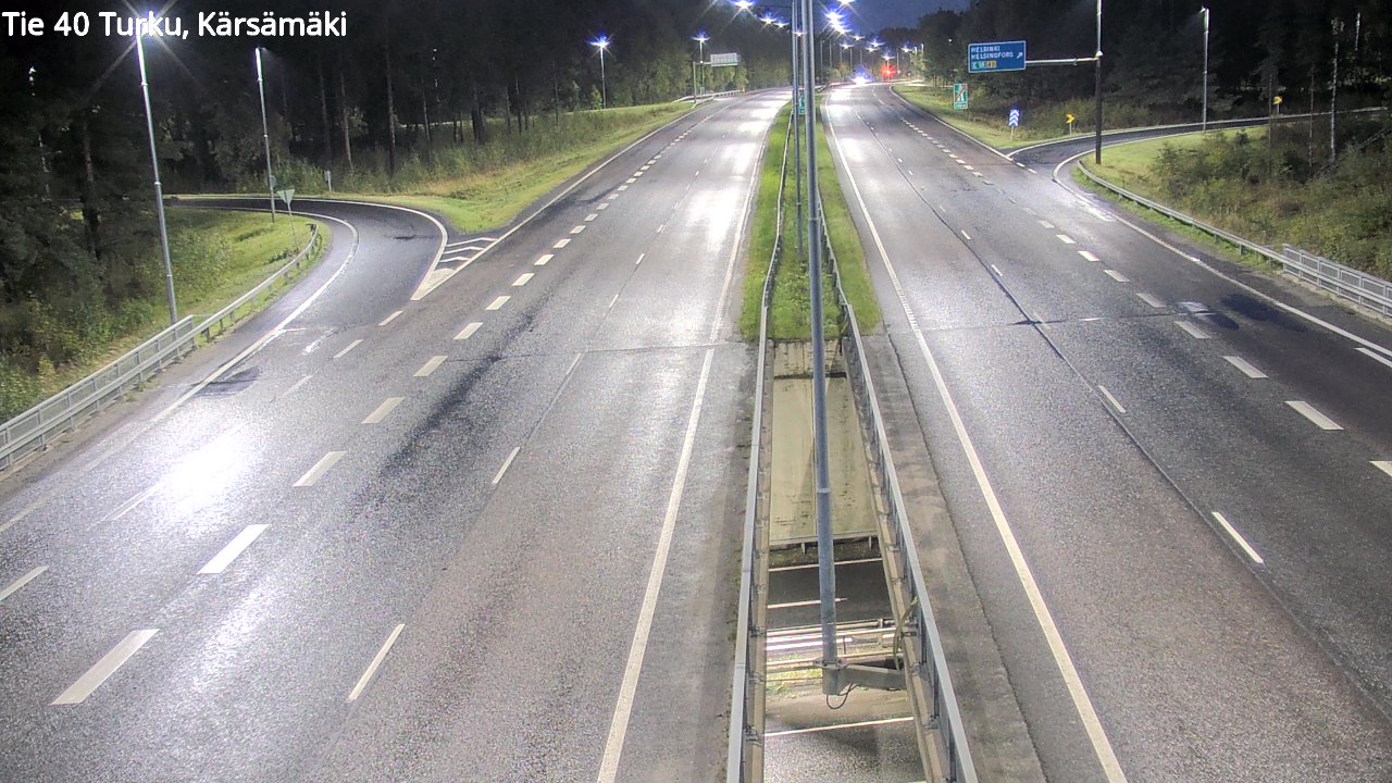 Weather Camera Image Väg 40 Åbo, Kärsämäki, Turku, Varsinais-Suomi