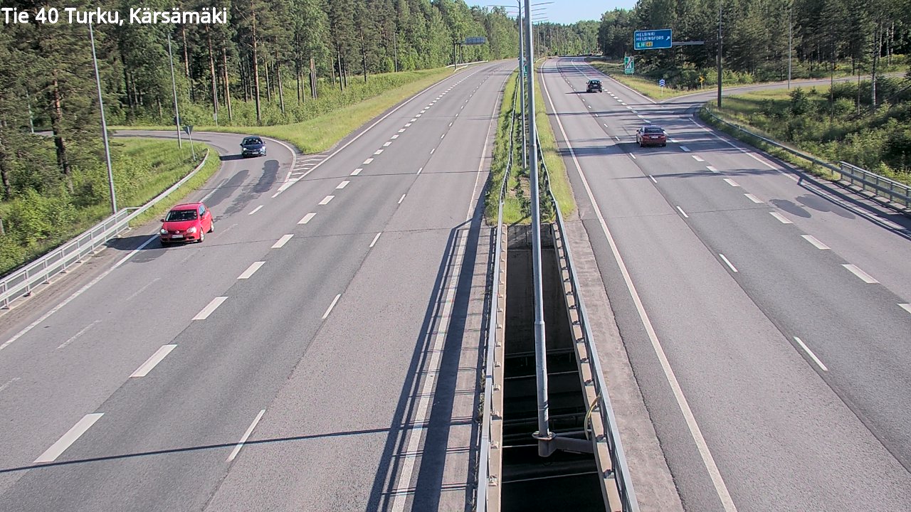 Weather Camera Image Road 40 Turku, Kärsämäki, Turku, Varsinais-Suomi