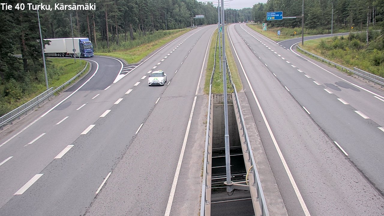 Weather Camera Image Road 40 Turku, Kärsämäki, Turku, Varsinais-Suomi