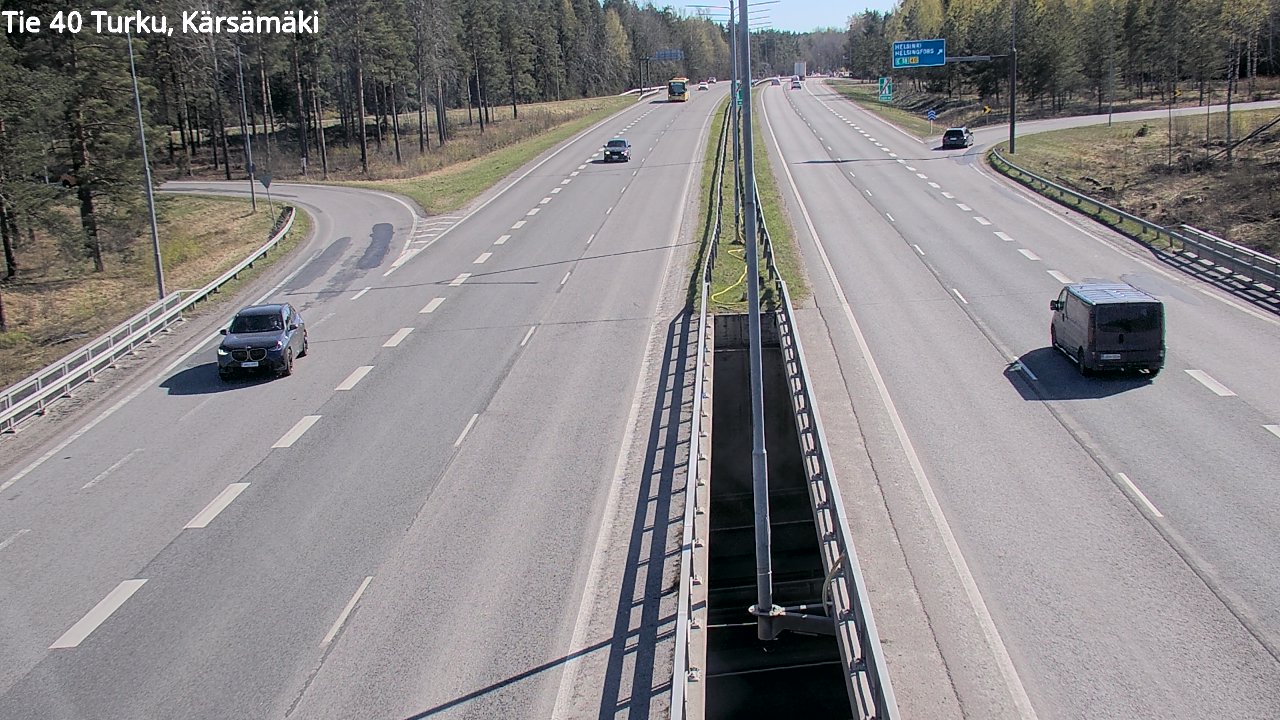 Weather Camera Image Road 40 Turku, Kärsämäki, Turku, Varsinais-Suomi