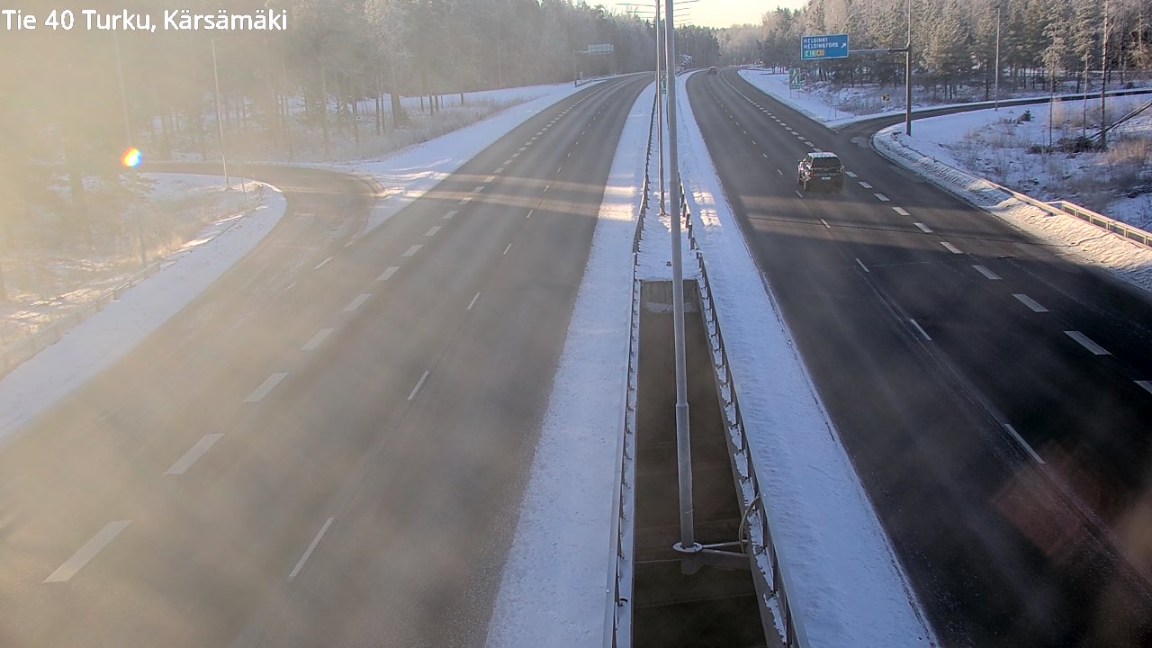 Weather Camera Image Road 40 Turku, Kärsämäki, Turku, Varsinais-Suomi