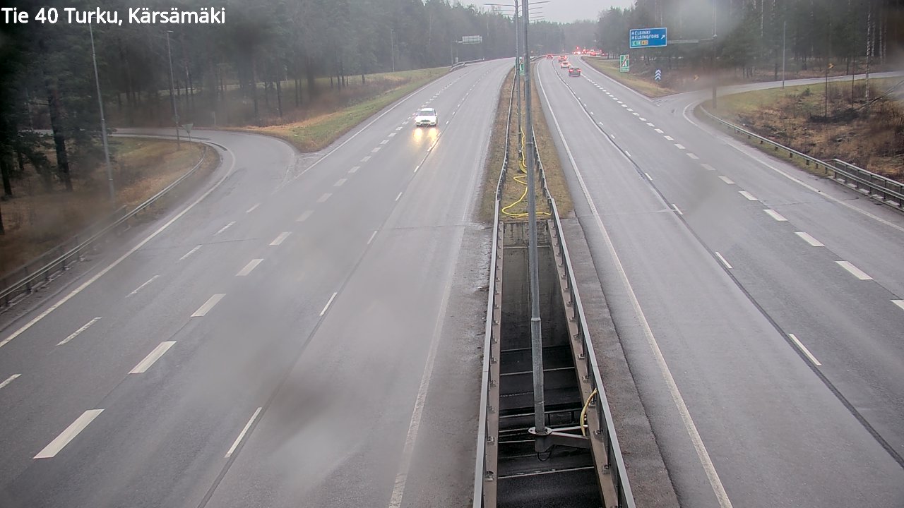 Weather Camera Image Väg 40 Åbo, Kärsämäki, Turku, Varsinais-Suomi