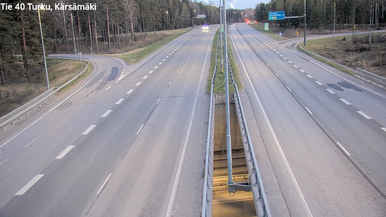 Weather Camera Image Road 40 Turku, Kärsämäki, Turku, Varsinais-Suomi