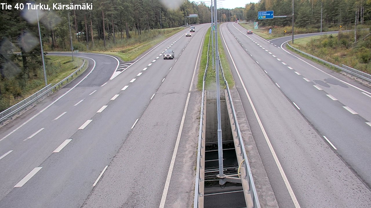 Weather Camera Image Väg 40 Åbo, Kärsämäki, Turku, Varsinais-Suomi