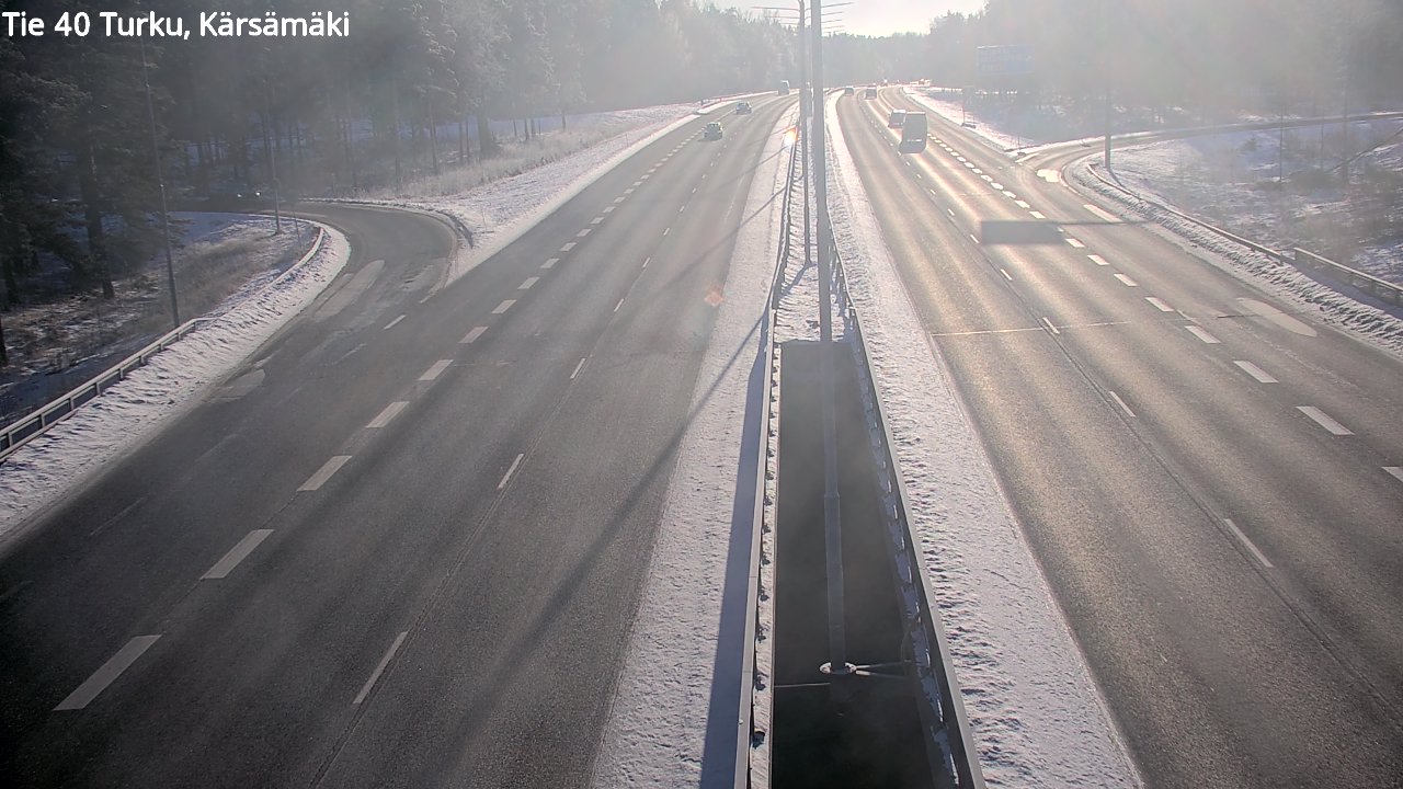 Weather Camera Image Road 40 Turku, Kärsämäki, Turku, Varsinais-Suomi