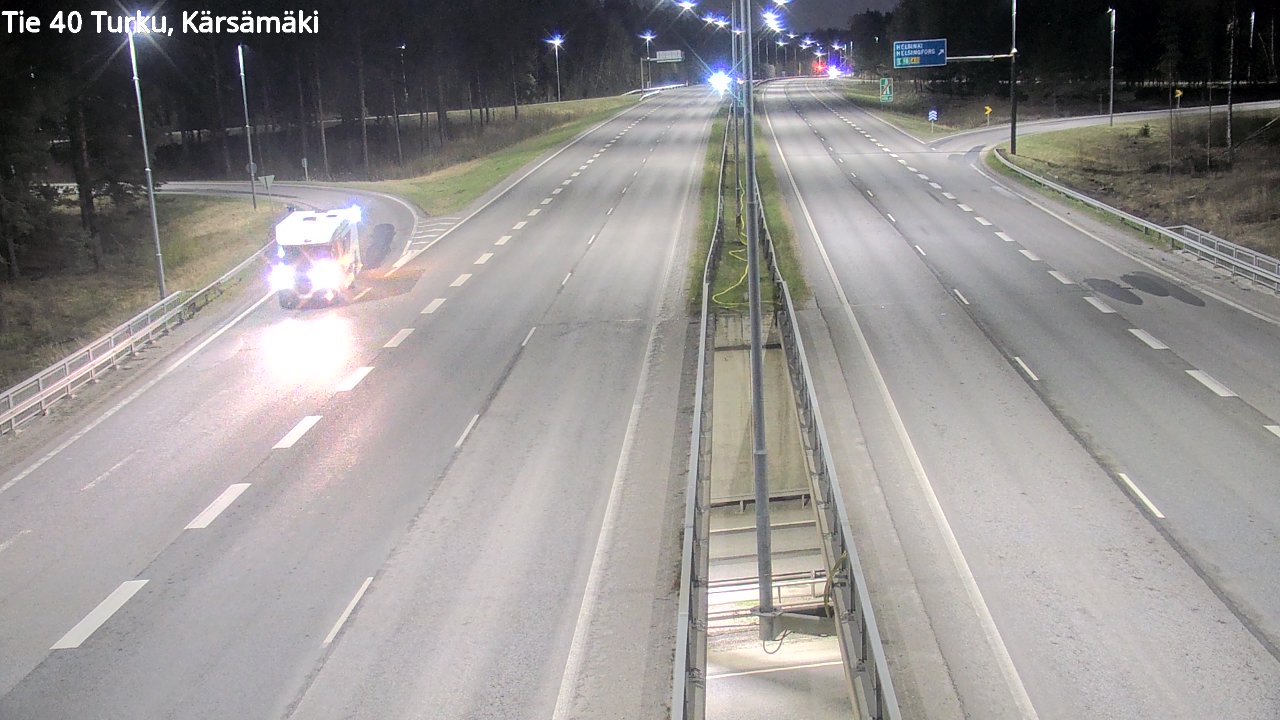 Weather Camera Image Road 40 Turku, Kärsämäki, Turku, Varsinais-Suomi