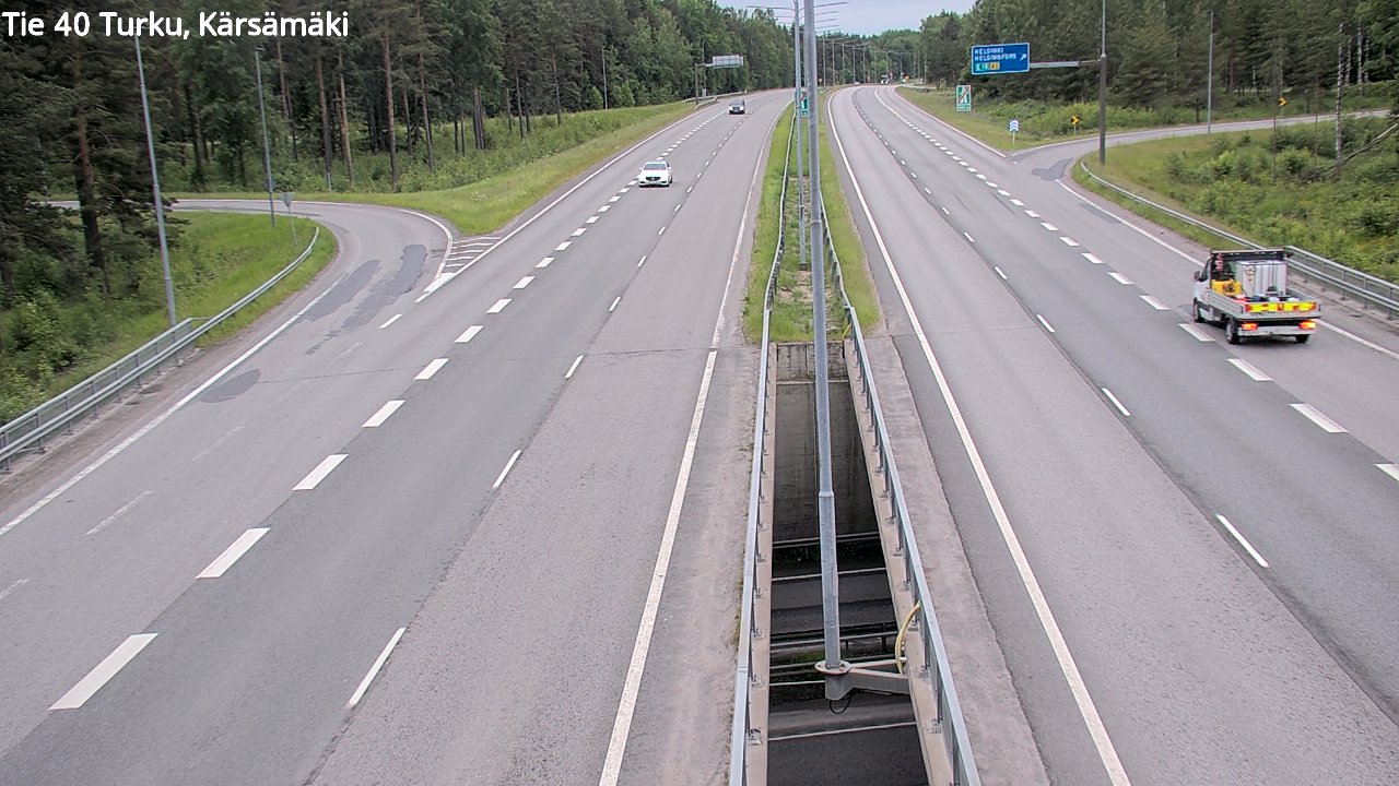 Weather Camera Image Road 40 Turku, Kärsämäki, Turku, Varsinais-Suomi