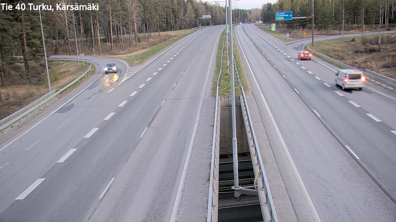 Weather Camera Image Road 40 Turku, Kärsämäki, Turku, Varsinais-Suomi