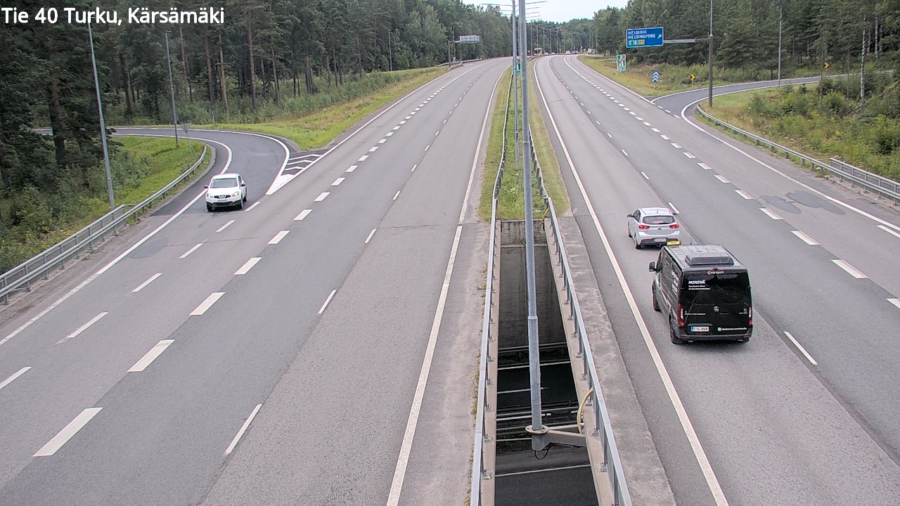 Weather Camera Image Road 40 Turku, Kärsämäki, Turku, Varsinais-Suomi