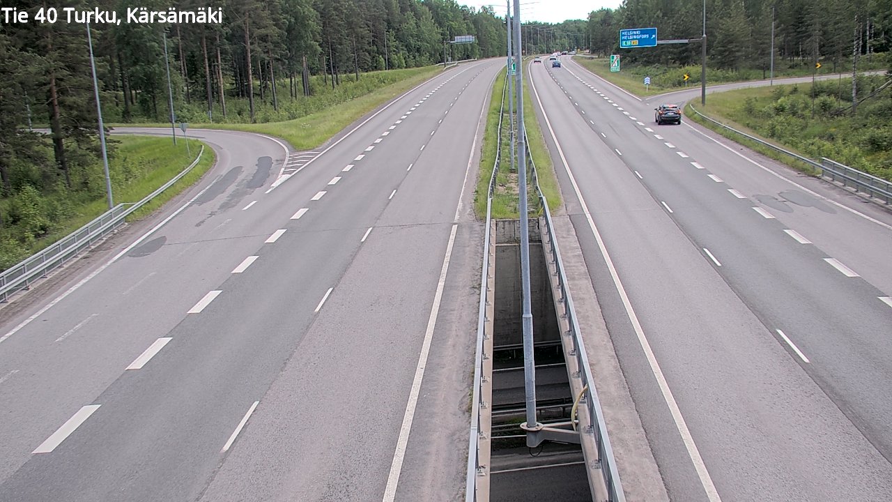 Weather Camera Image Road 40 Turku, Kärsämäki, Turku, Varsinais-Suomi