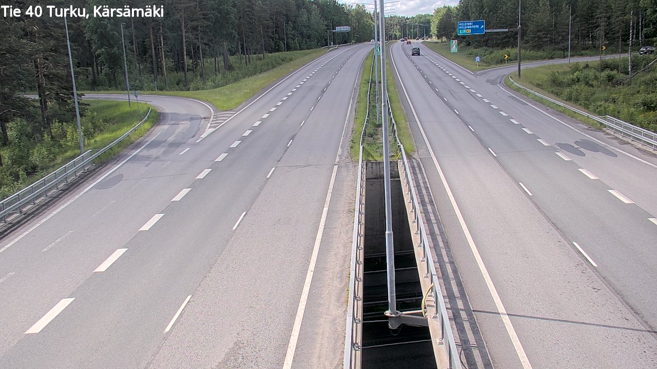 Weather Camera Image Road 40 Turku, Kärsämäki, Turku, Varsinais-Suomi