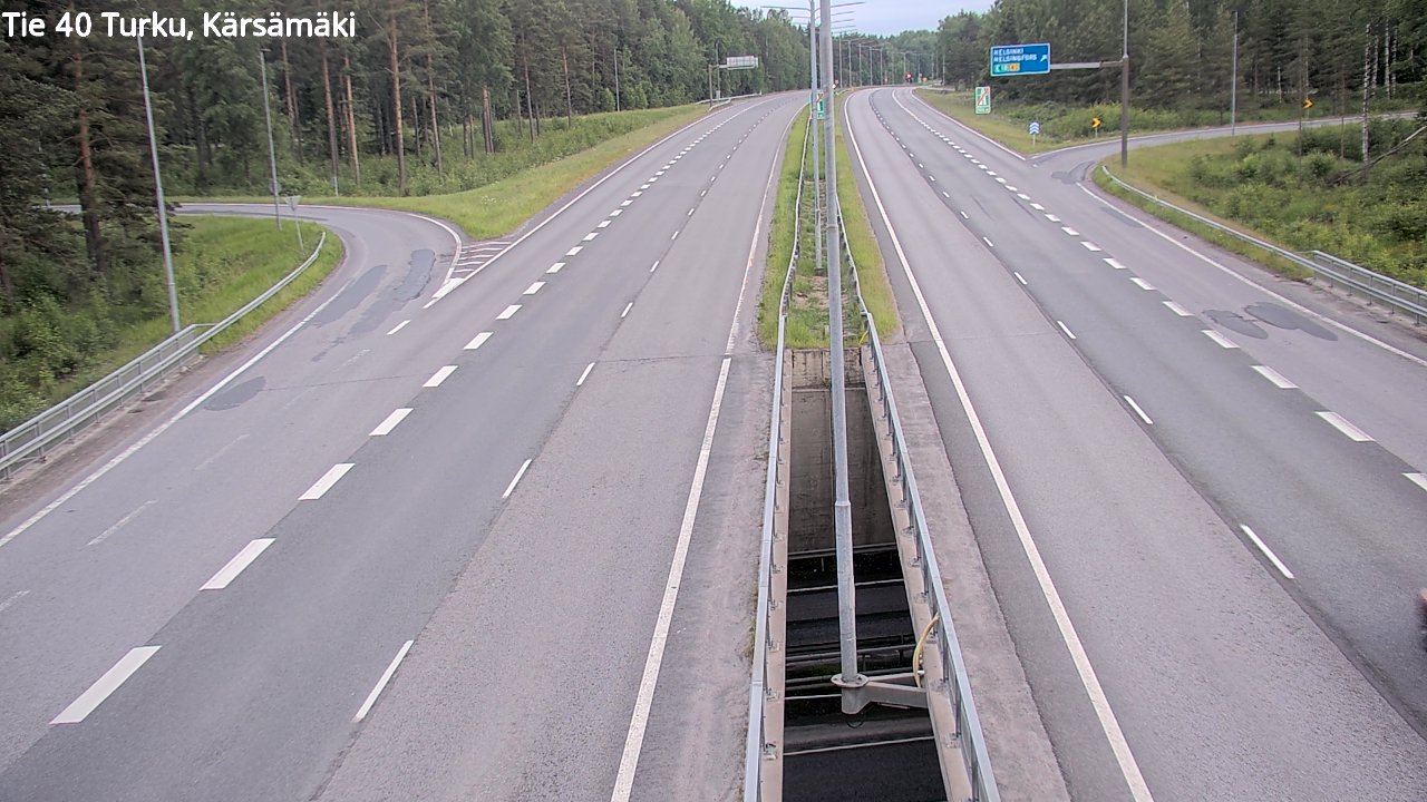Weather Camera Image Road 40 Turku, Kärsämäki, Turku, Varsinais-Suomi