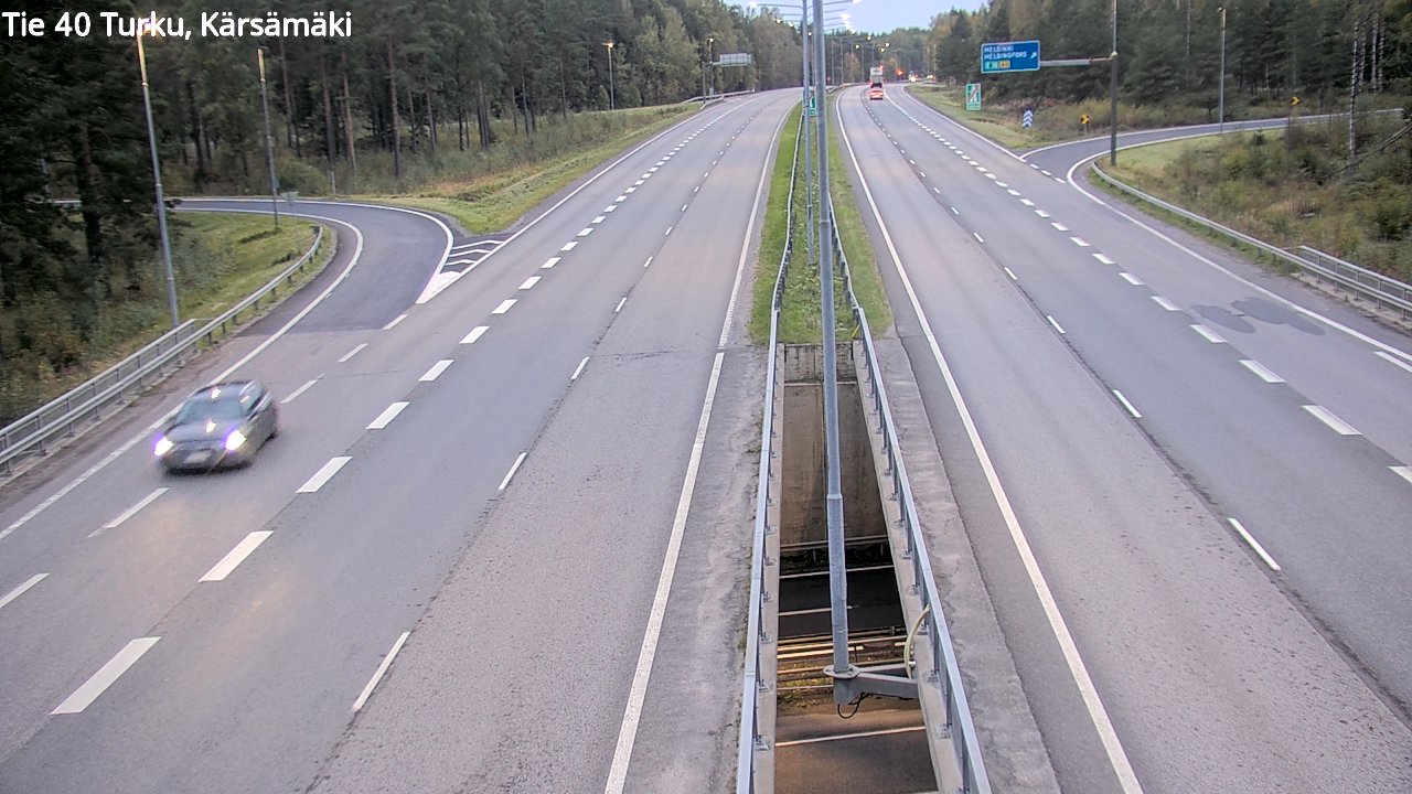 Weather Camera Image Väg 40 Åbo, Kärsämäki, Turku, Varsinais-Suomi