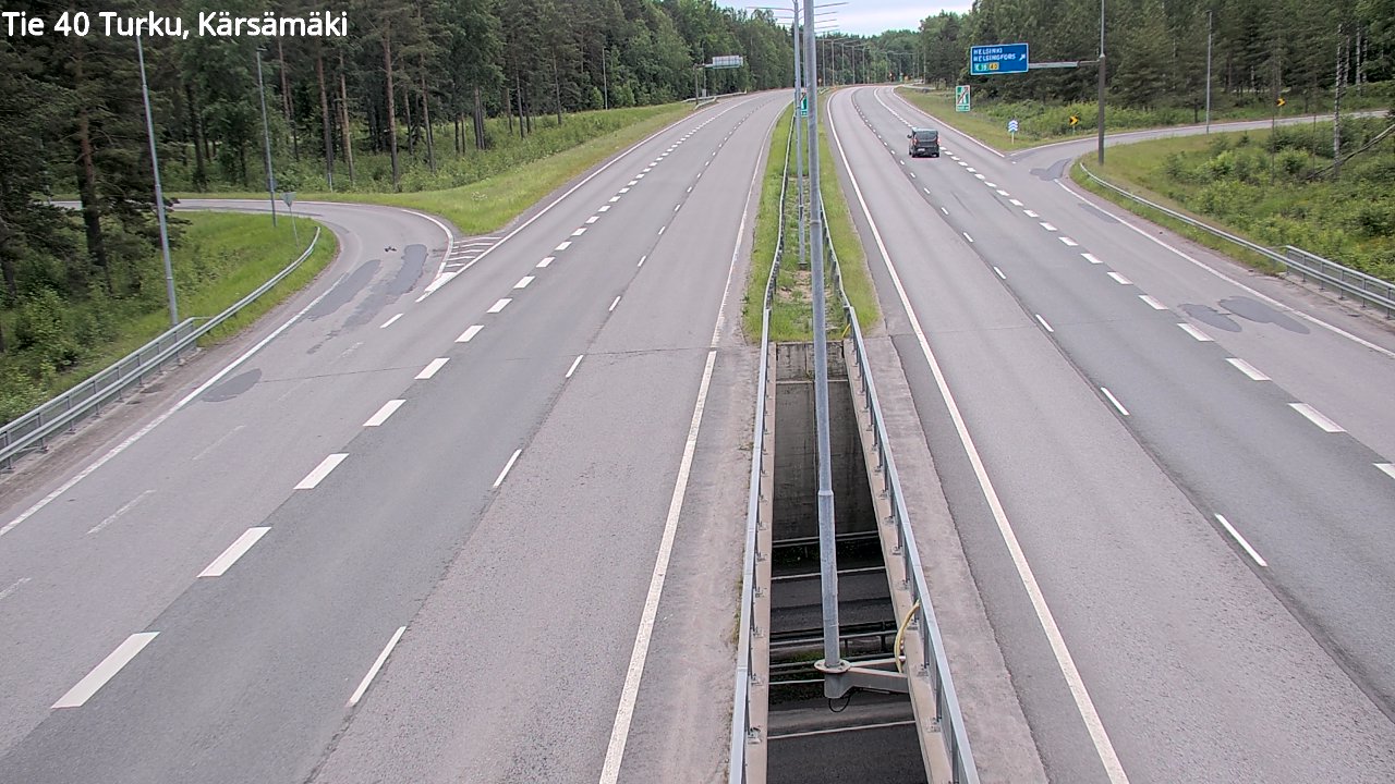 Weather Camera Image Road 40 Turku, Kärsämäki, Turku, Varsinais-Suomi