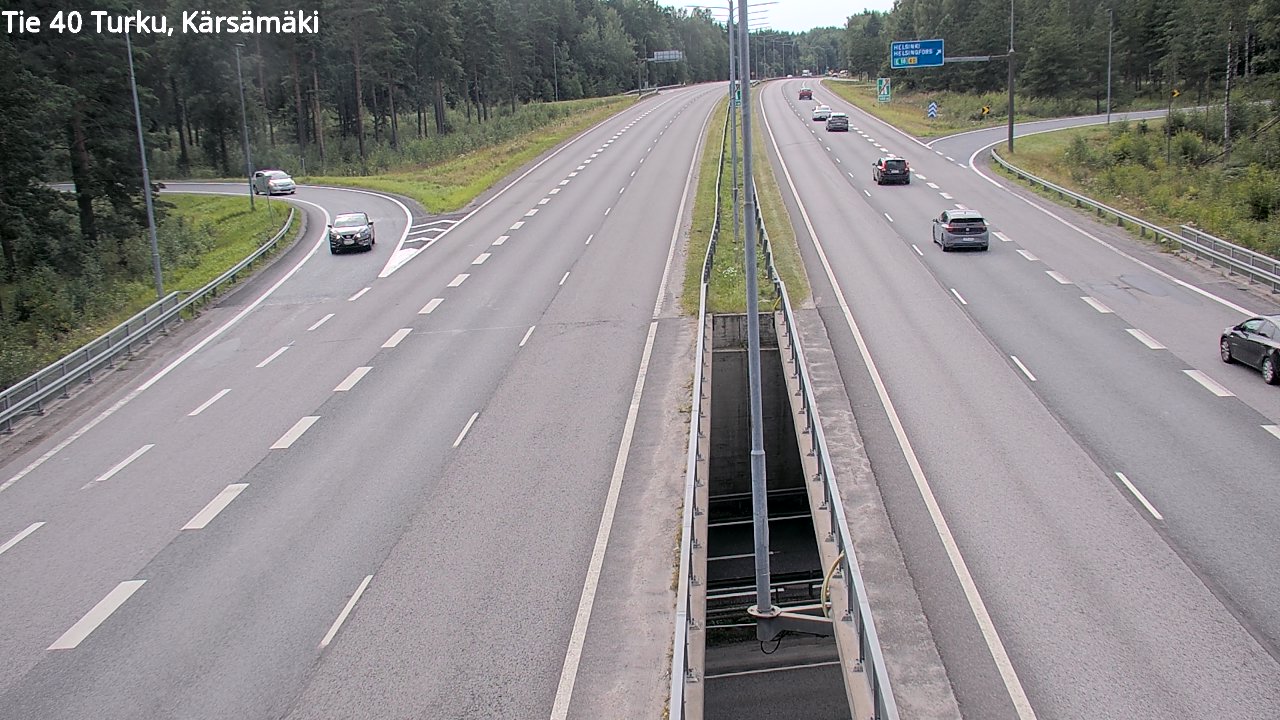 Weather Camera Image Road 40 Turku, Kärsämäki, Turku, Varsinais-Suomi
