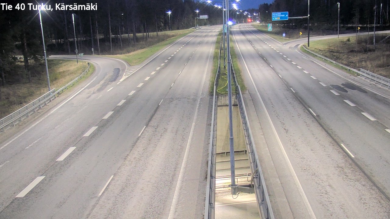 Weather Camera Image Road 40 Turku, Kärsämäki, Turku, Varsinais-Suomi