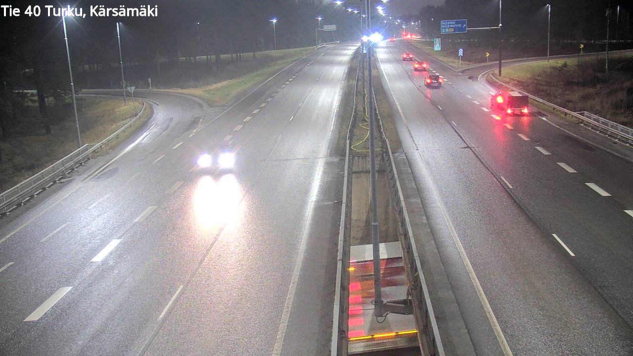 Weather Camera Image Väg 40 Åbo, Kärsämäki, Turku, Varsinais-Suomi
