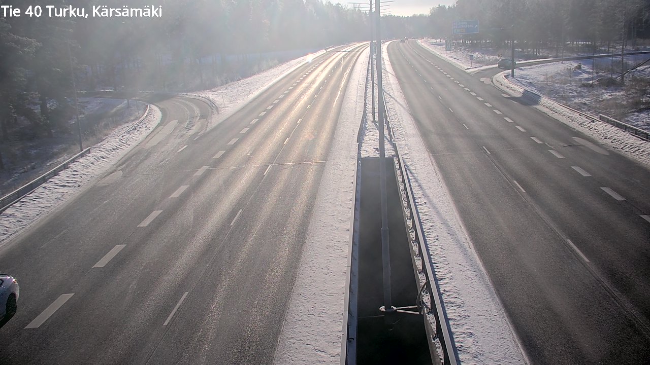 Weather Camera Image Road 40 Turku, Kärsämäki, Turku, Varsinais-Suomi