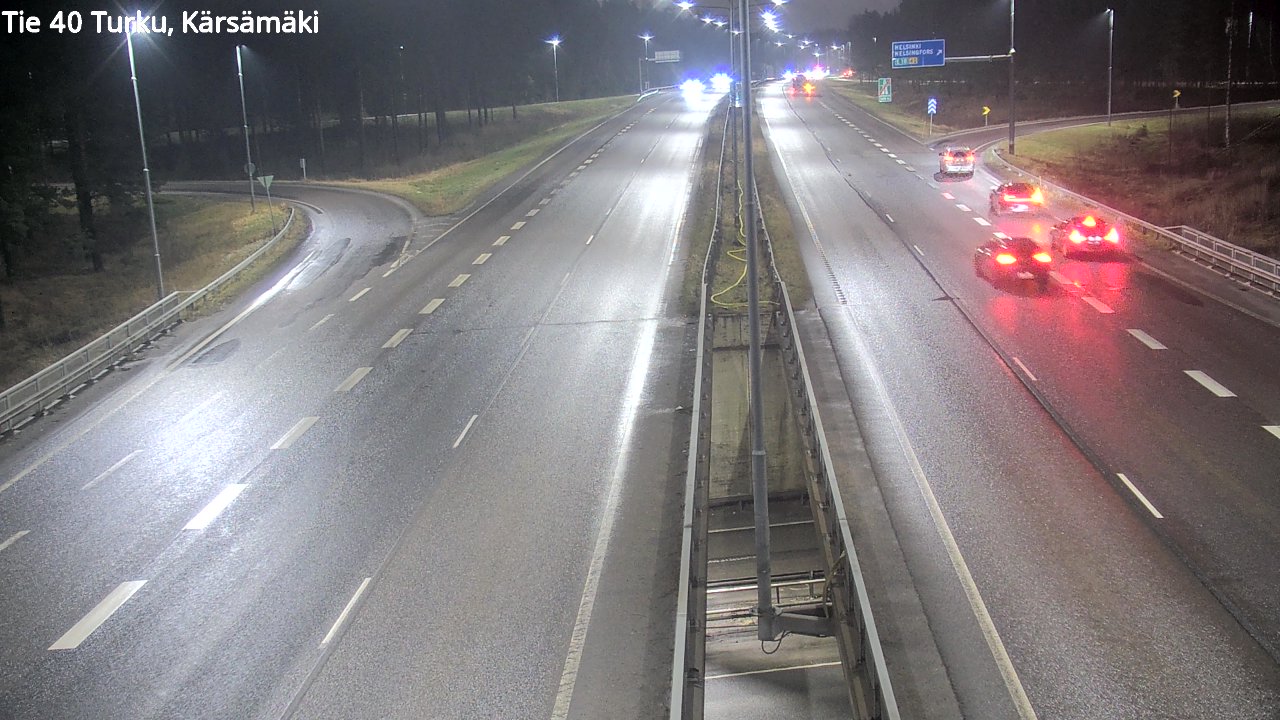 Weather Camera Image Väg 40 Åbo, Kärsämäki, Turku, Varsinais-Suomi