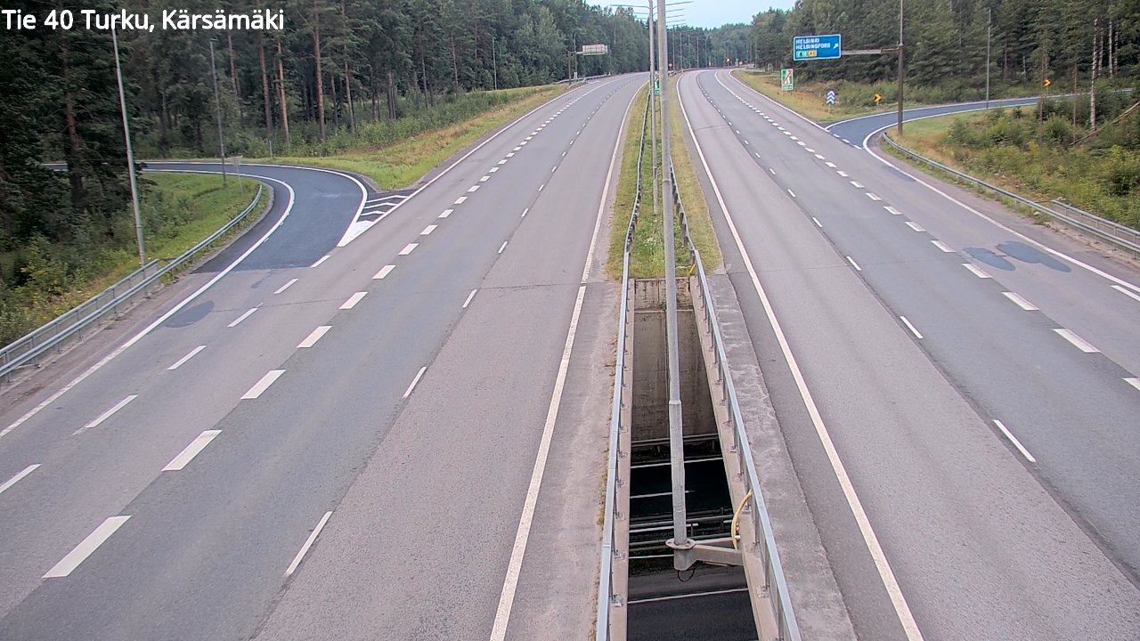 Weather Camera Image Road 40 Turku, Kärsämäki, Turku, Varsinais-Suomi