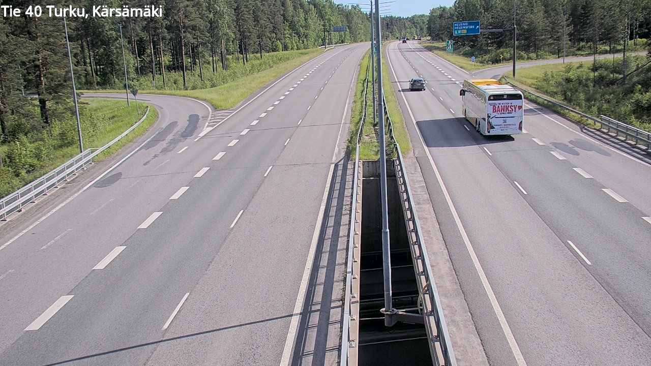 Weather Camera Image Road 40 Turku, Kärsämäki, Turku, Varsinais-Suomi