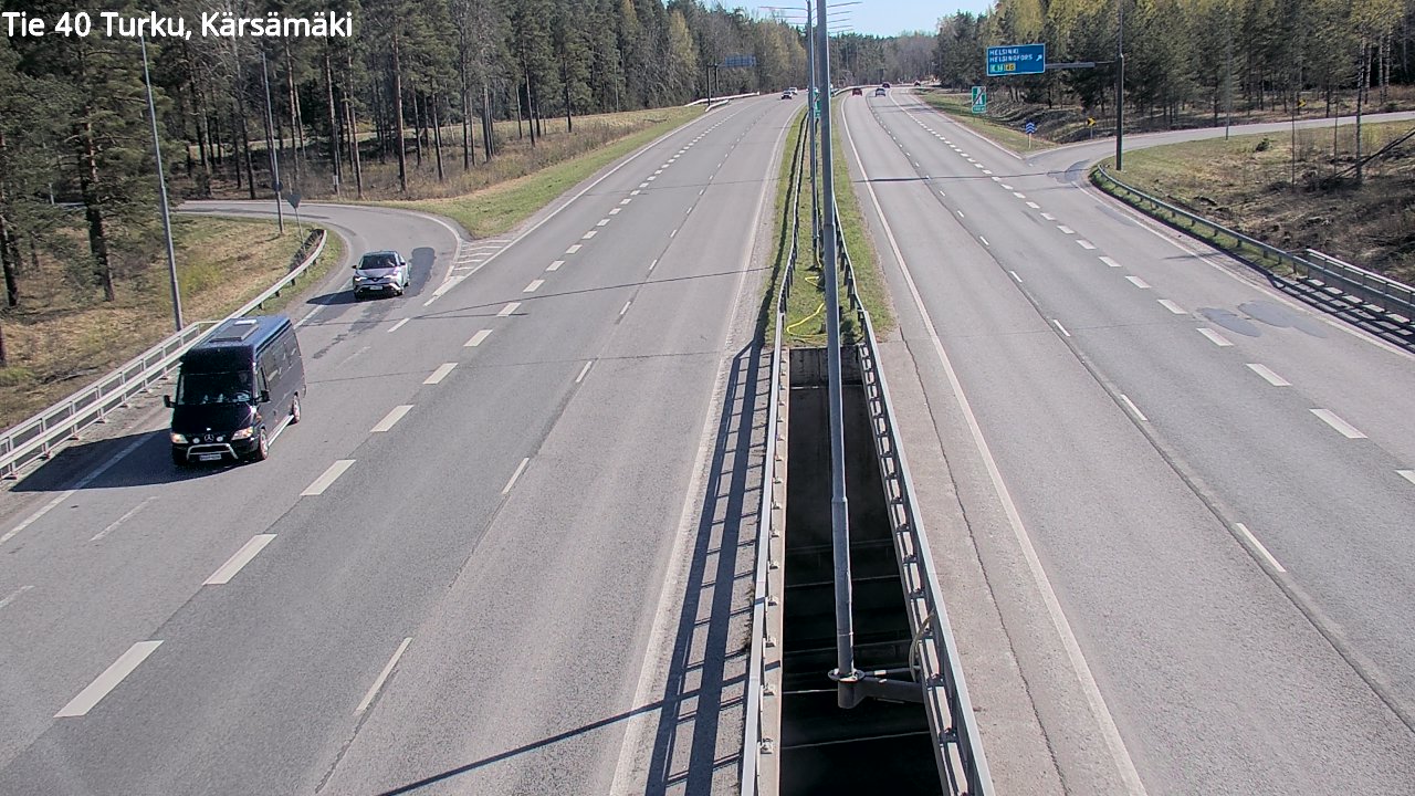 Weather Camera Image Road 40 Turku, Kärsämäki, Turku, Varsinais-Suomi