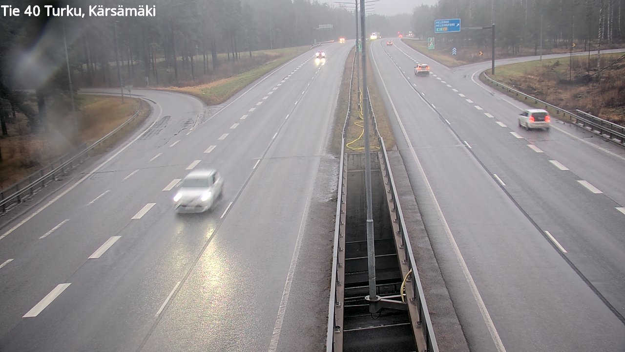 Weather Camera Image Väg 40 Åbo, Kärsämäki, Turku, Varsinais-Suomi